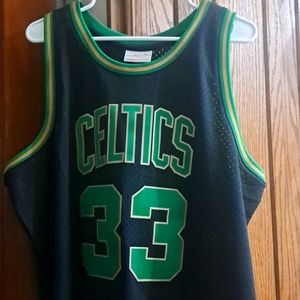 Celtics #33 Bird Jersey XL